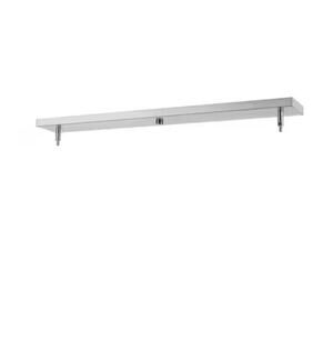 Multi Point Canopy 2-Light Ceiling Plate Brushed Nickel 4.5 in